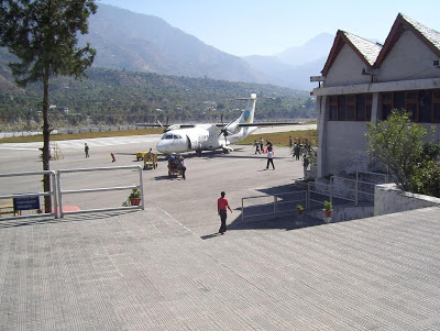 Kullu Manali Airport at Bhuntar