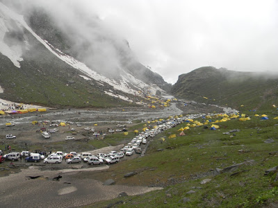 Traffic jam at Beas Nullah