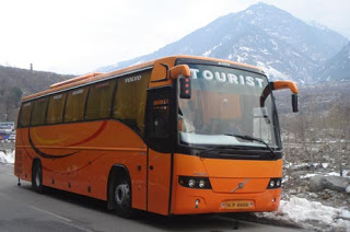 Delhi-Manali Volvo bus