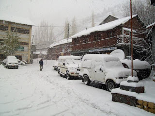 Snowfall in Lahaul