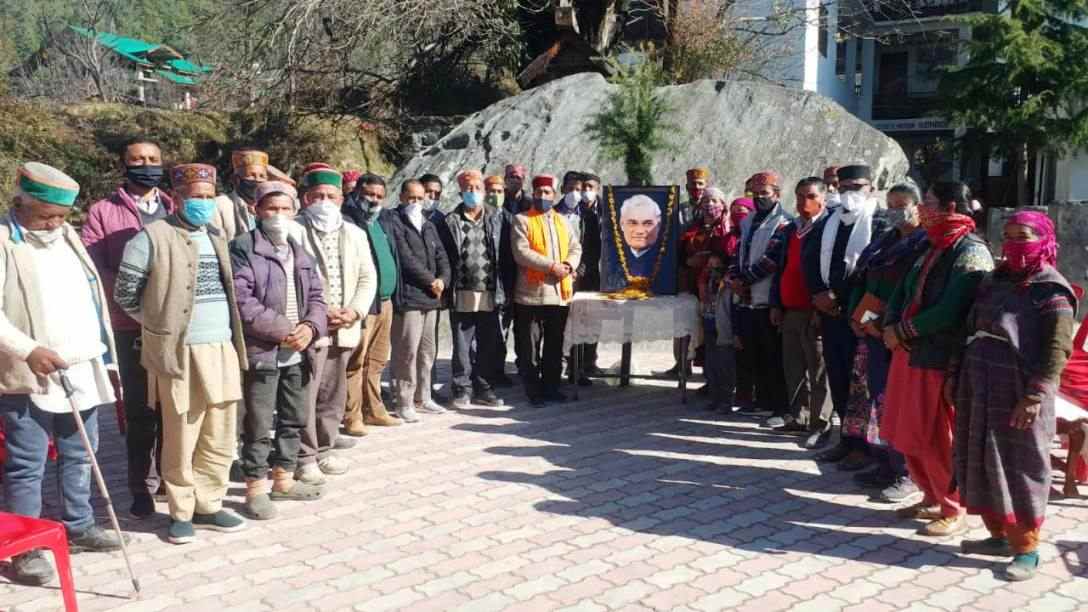 Vajpayees birth anniversary in Prini, Manali