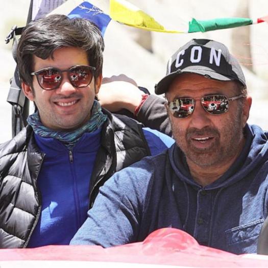 Sunny Deol and Karan Deol