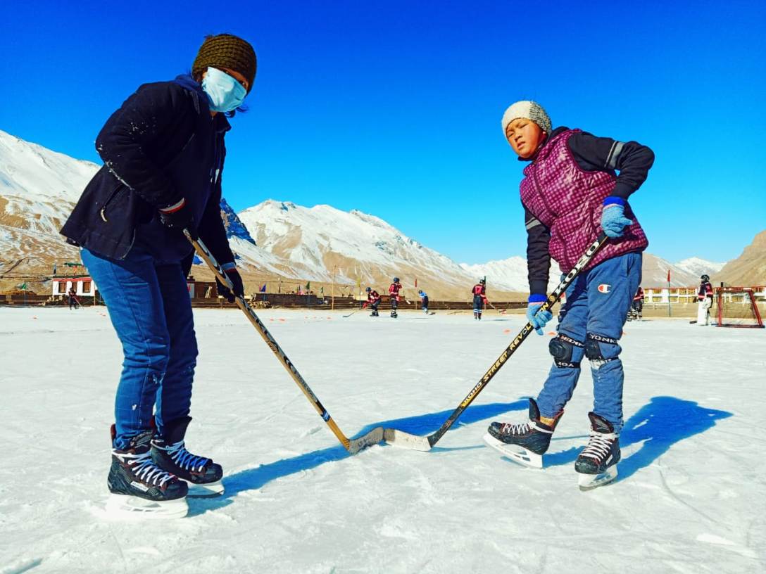 Ice hockey in Spiti