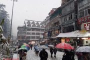 Snowfall in Manali