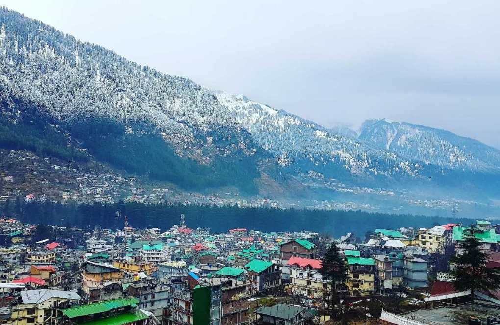 Manali town