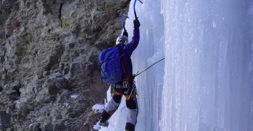 Ice climbing in Himachal