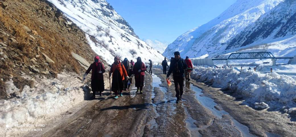 Cleanliness drive in Lahaul