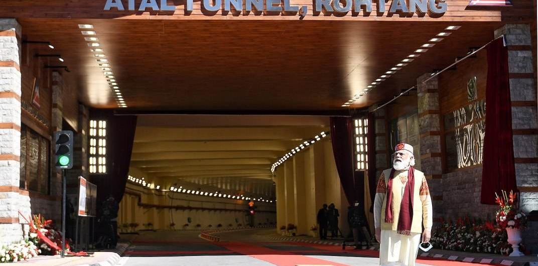Modi at Atal Tunnel